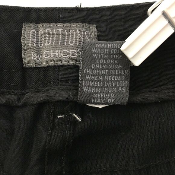 Additions by Chico's Pants Women's Size 1 (Medium) Black Casual 28" Inseam - Picture 6 of 9
